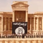 Palmýra. divadlo, poškozena 2017 Islámským státem
