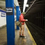 Improw Everywhere, Bez kalhot v metru, Canal Street