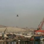Útěk z Planety opic, přistání druhé helikoptéry, přístav San Pedro